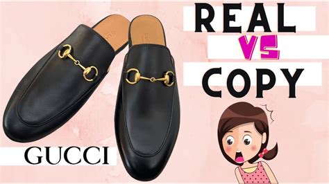 how to spot fake gucci princetown|gucci loafers false.